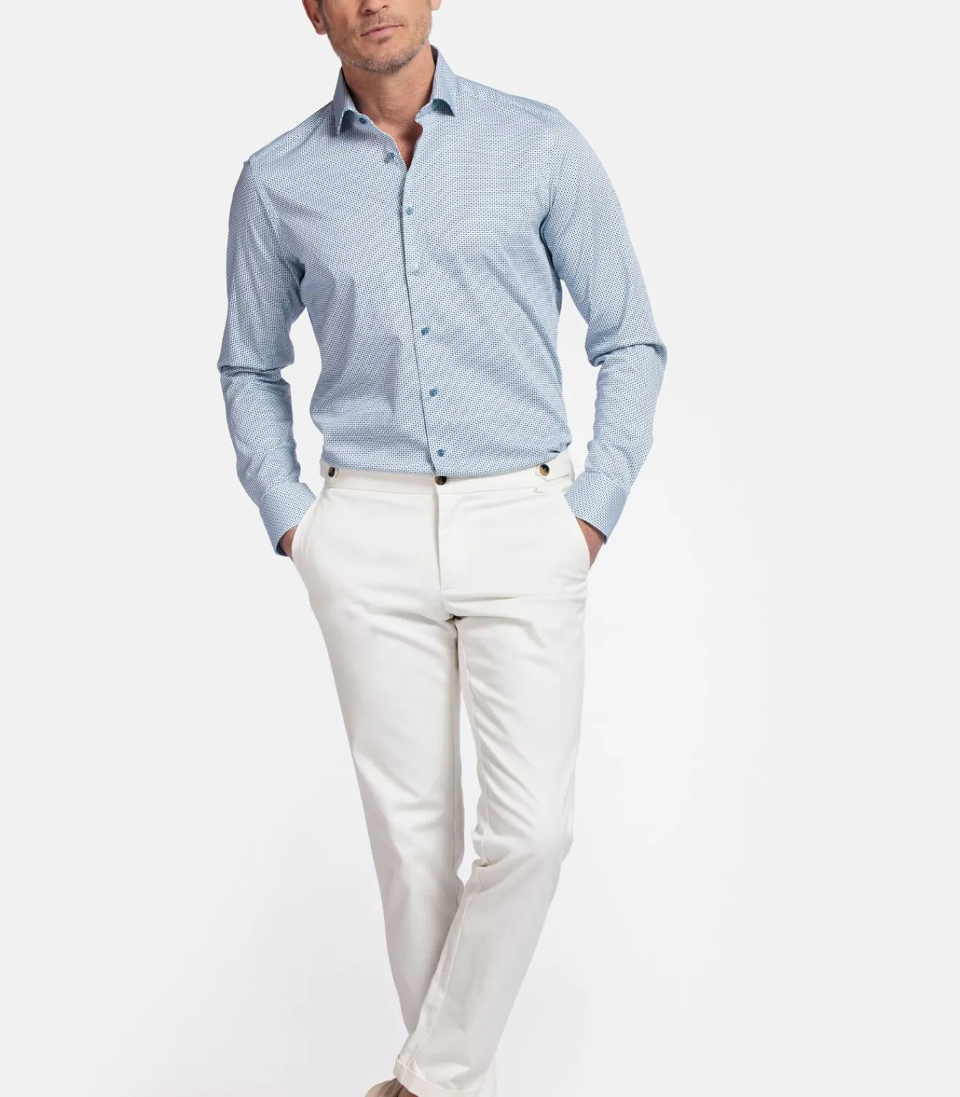 Discount Maggiore Overhemd – Lichtblauw Heren Hemden