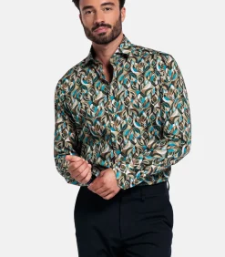 Clearance Maggiore Overhemd - Groen Heren Hemden