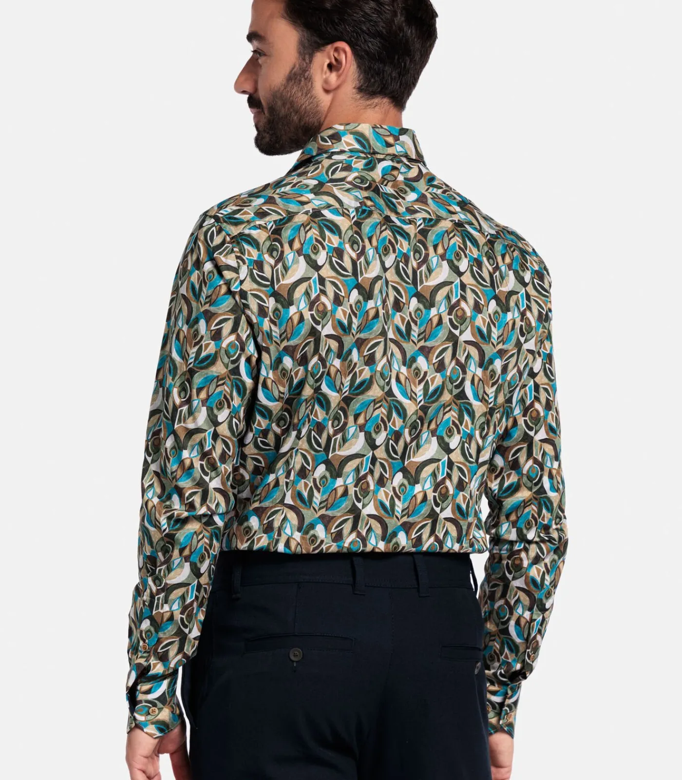 Clearance Maggiore Overhemd - Groen Heren Hemden