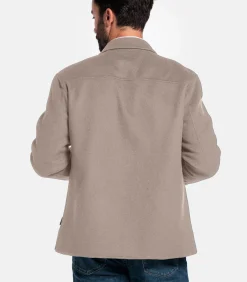 Heren Giordano Mano Shirt Jacket – Bruin