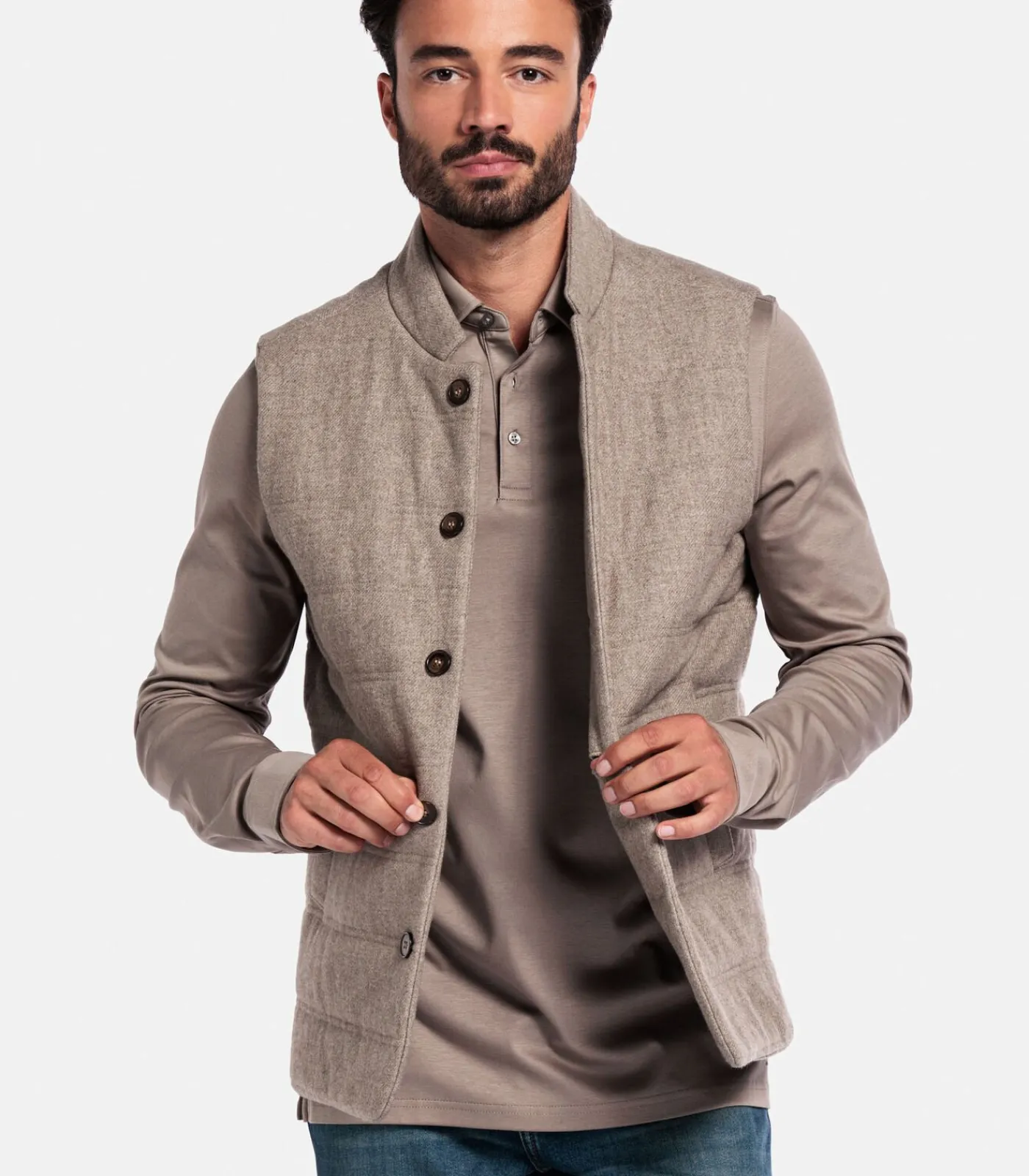 Discount Owen Bodywarmer - Navy Heren Jassen