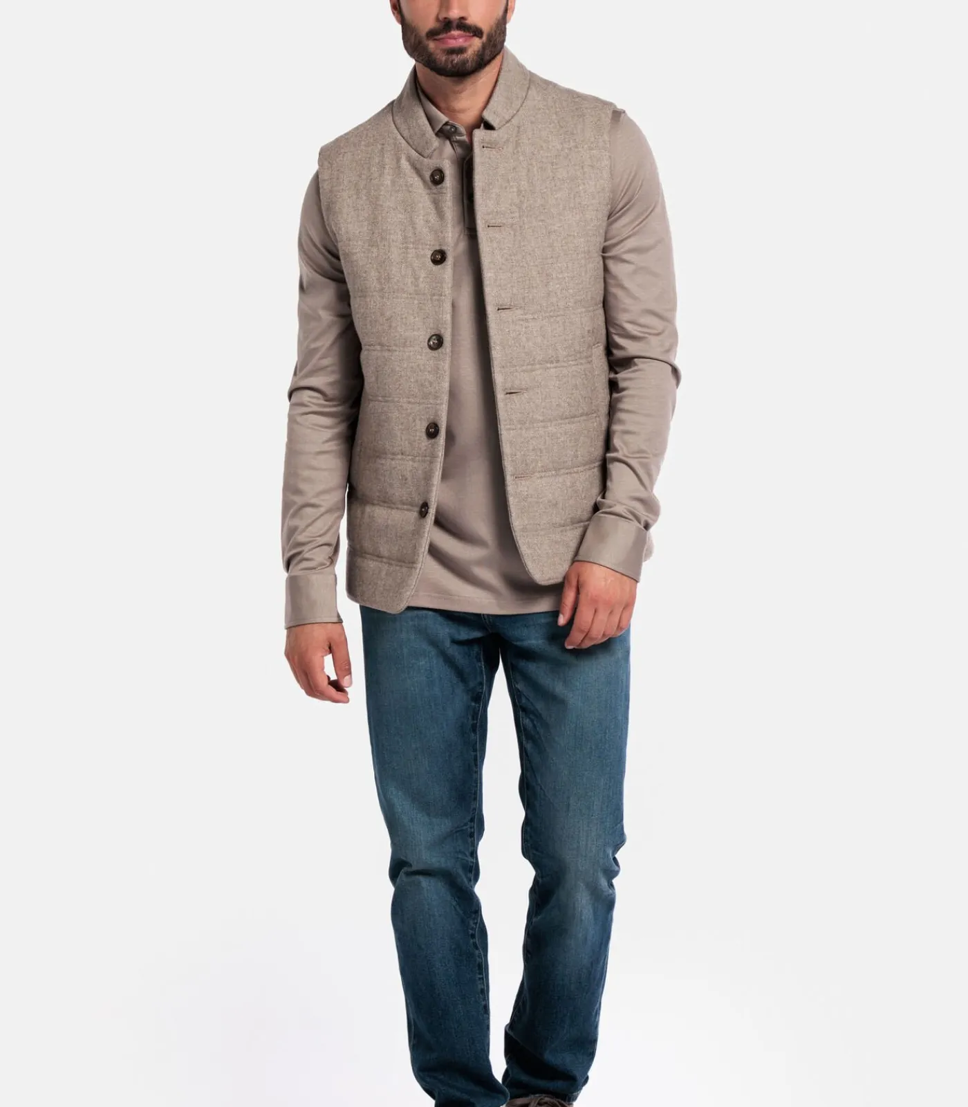 Discount Owen Bodywarmer - Navy Heren Jassen