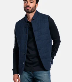 Heren Giordano Owen Bodywarmer - Navy