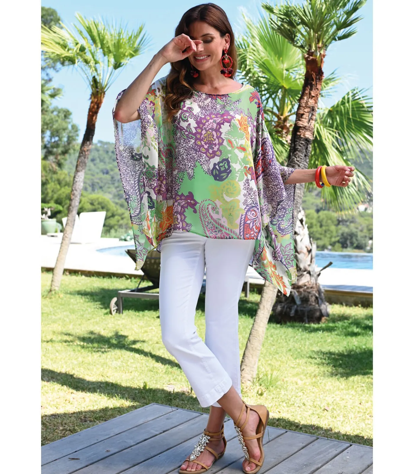 Hot GIULIA - WITTE DENIM 7/8 JEANS DAMES Jeans