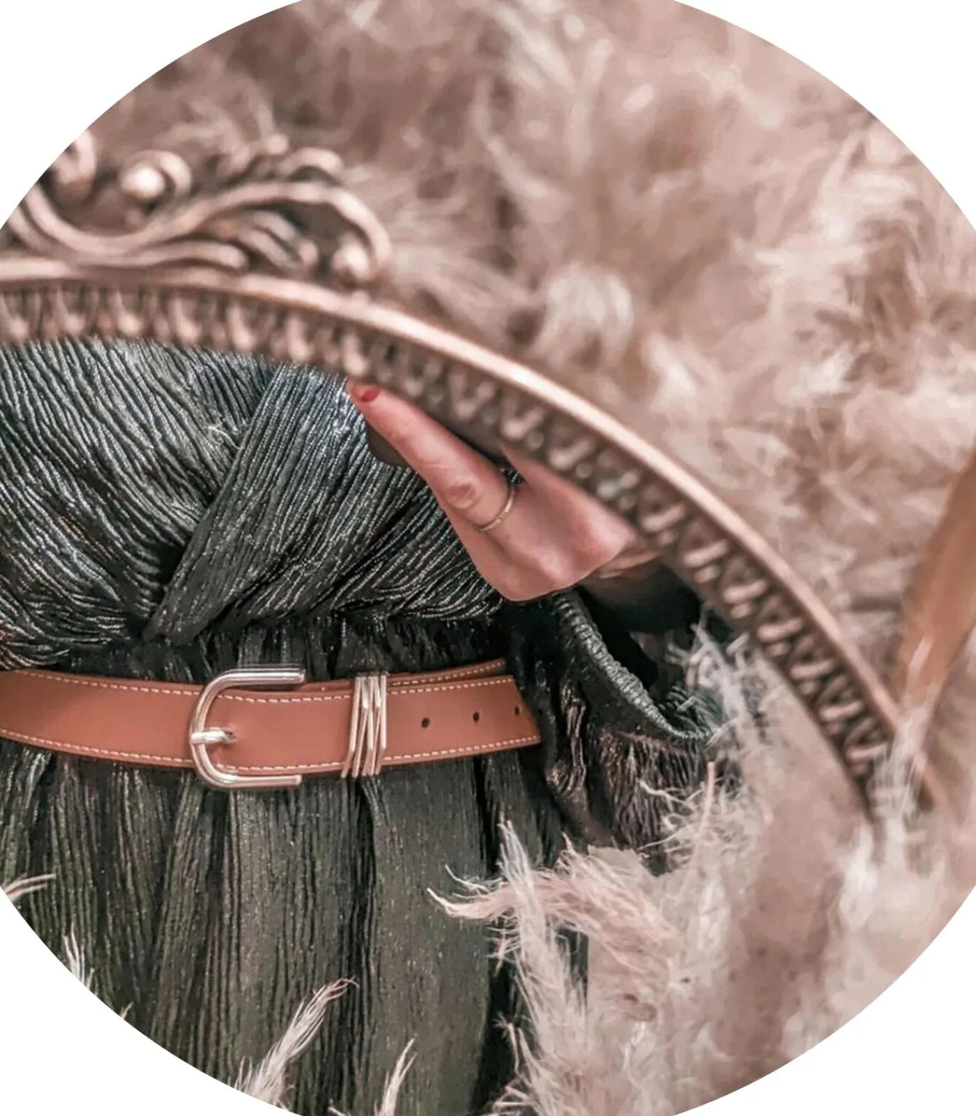 Best Gladde damesriem met -juwelen DAMES Riemen