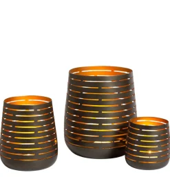 Atmooz Gladys - Theelichthouder - Zwart