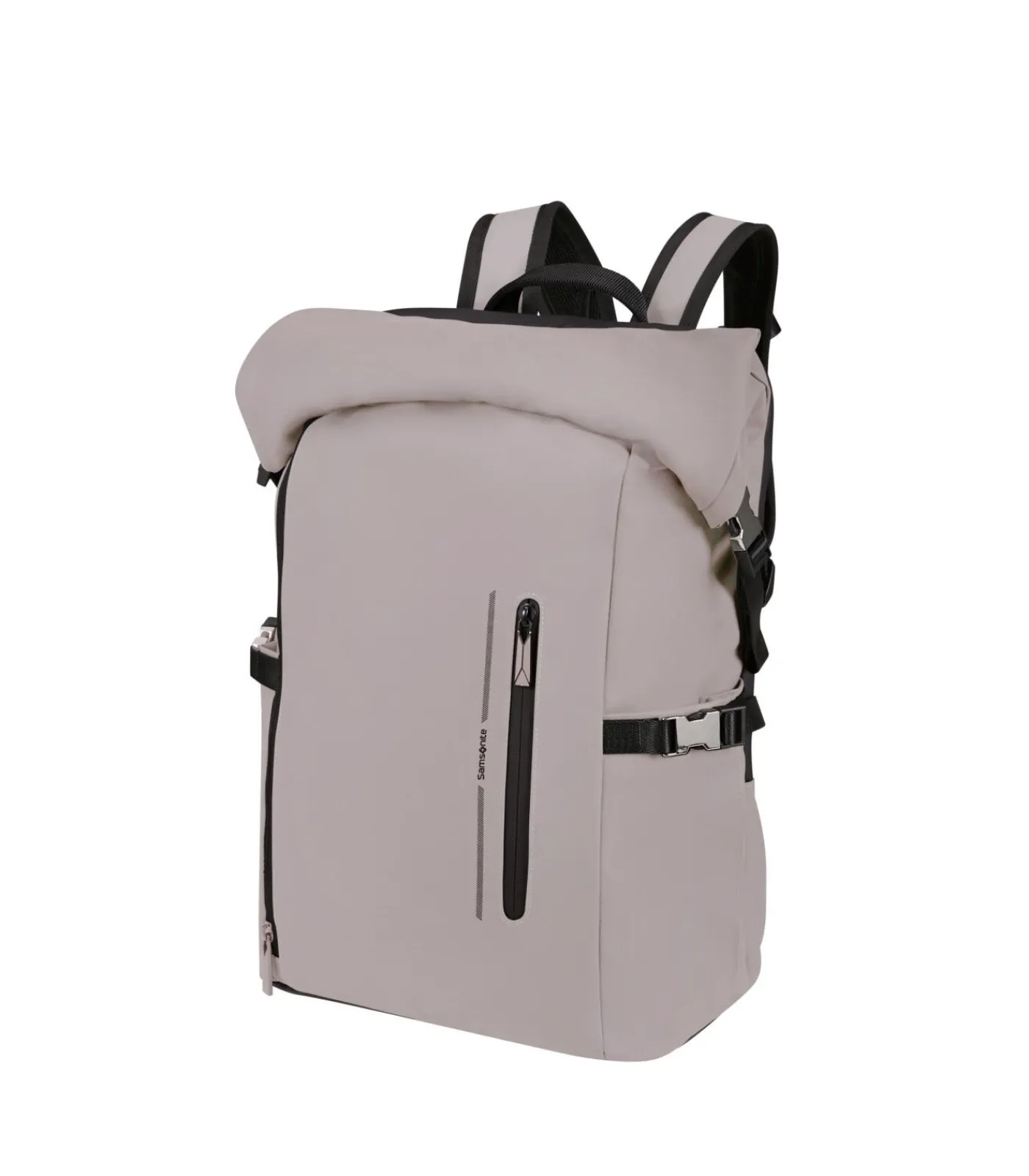 Outlet Glam-Go rolltop rugzak met laptopcompartiment 41,5 x 14,5 x 29,5 cm ASH ROSE Rugzakken