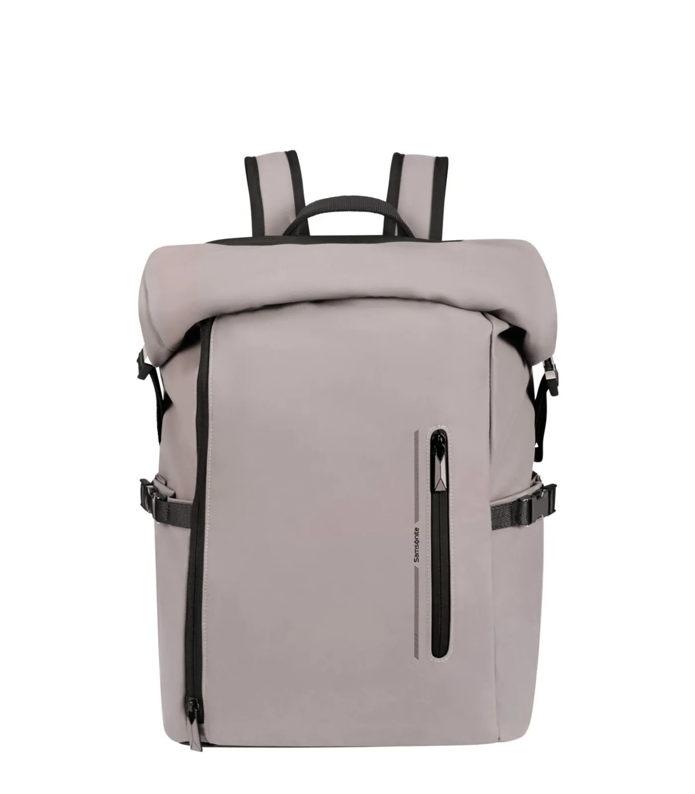 Outlet Glam-Go rolltop rugzak met laptopcompartiment 41,5 x 14,5 x 29,5 cm ASH ROSE Rugzakken