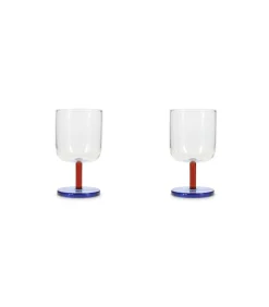 Discount Glas 31,5cl op voet Bobbie - set/2 Glazen & Karaffen