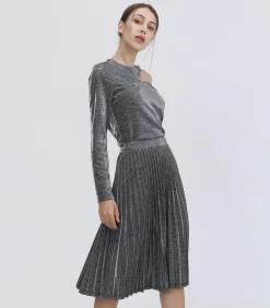 New Glinsterende rok met zonneplekken DAMES Rokken