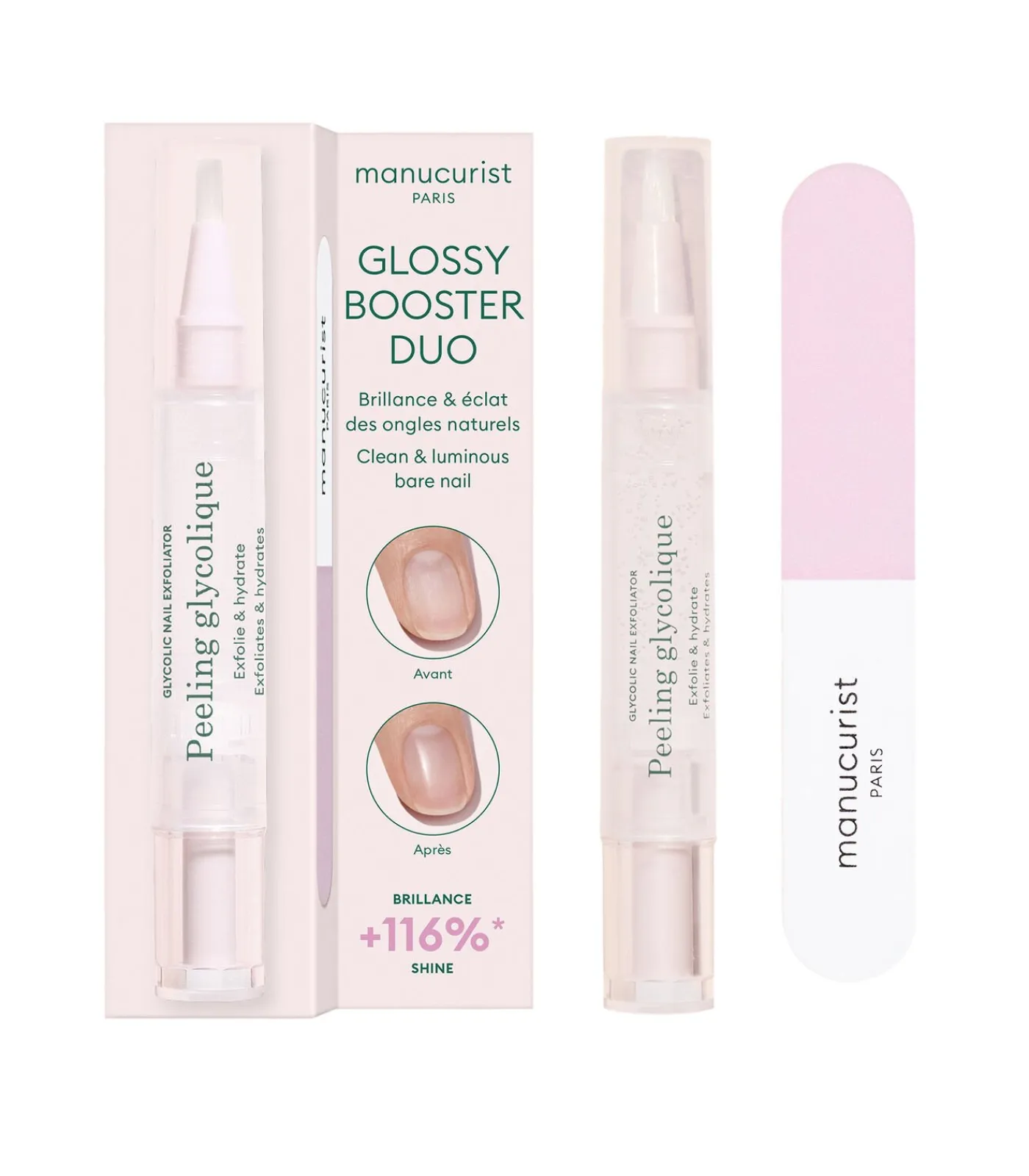 Manucurist Glossy Booster Duo