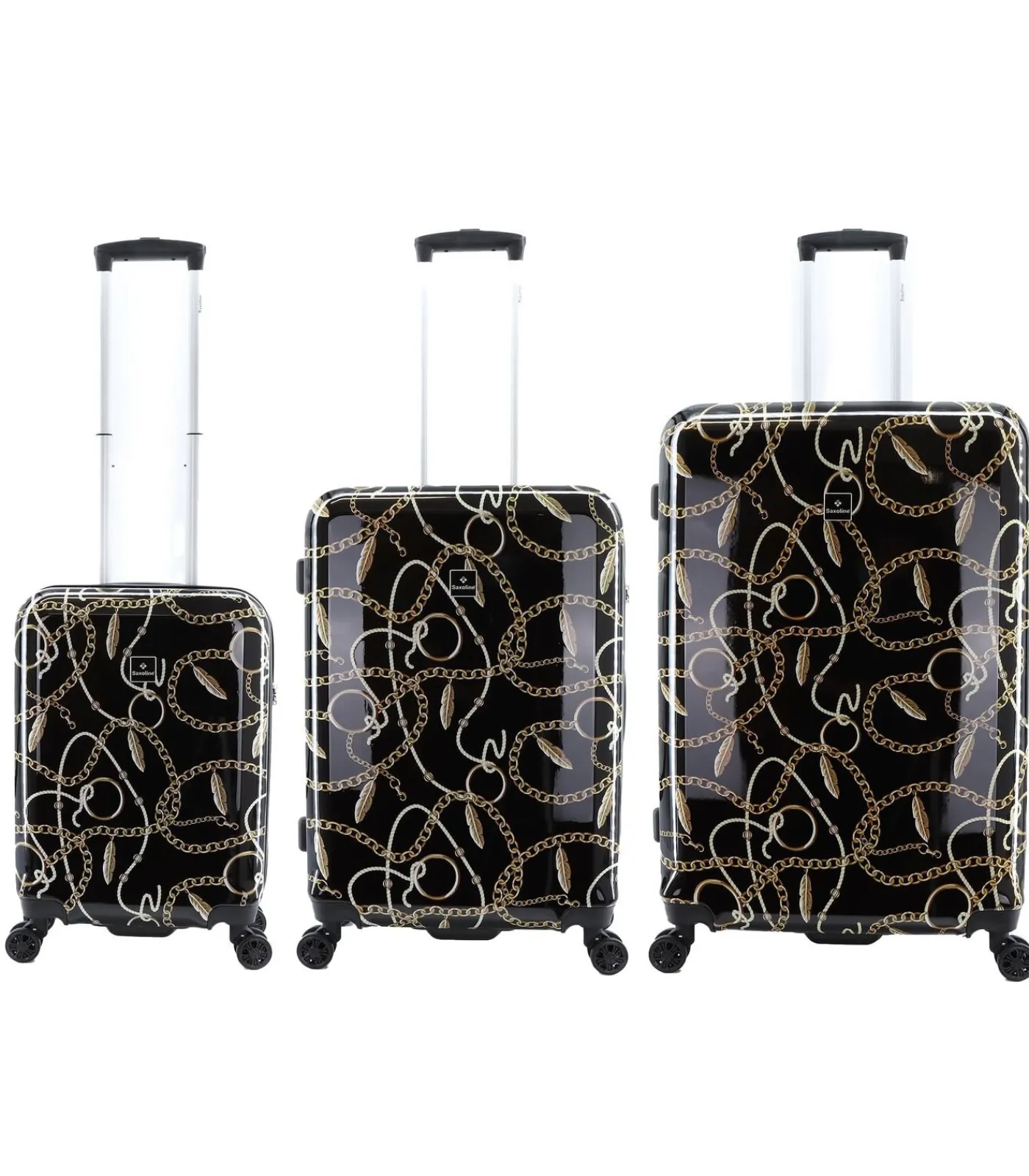 Clearance Golden Age Reiskofferset 55/67/76 cm (S/M/L) 8 wielen Trolleys