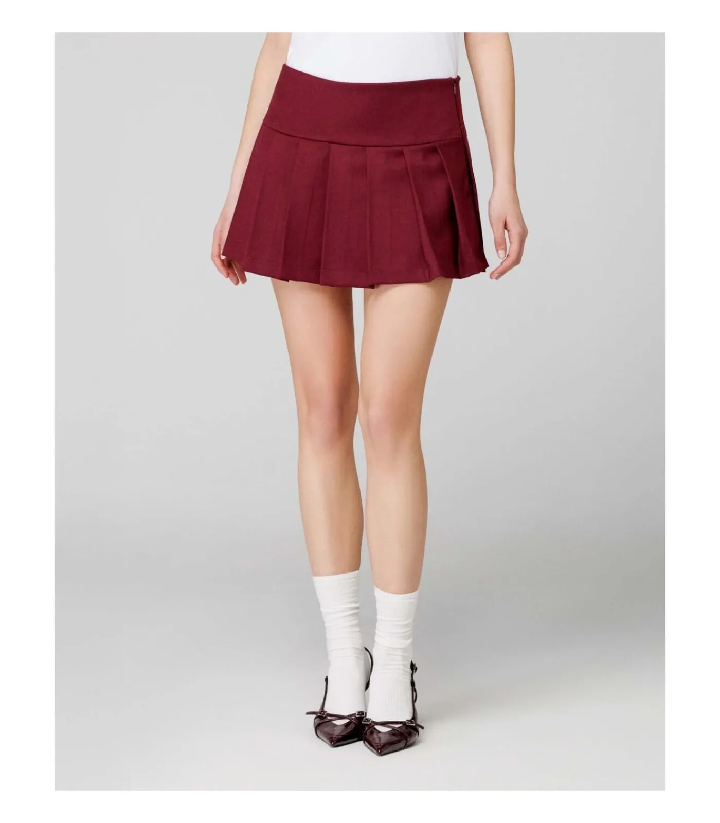 DAMES HINNOMINATE Gonna Corta Pantaloncino A Pieghe