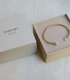 Clearance Gouden armband Eclat met witte parel DAMES Armbanden