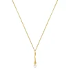 DAMES Joidart Gouden ketting Eclat met witte parel