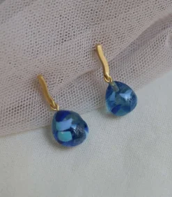 Sale Gouden oorbellen Gaudí Jewelry blauw DAMES Oorbellen