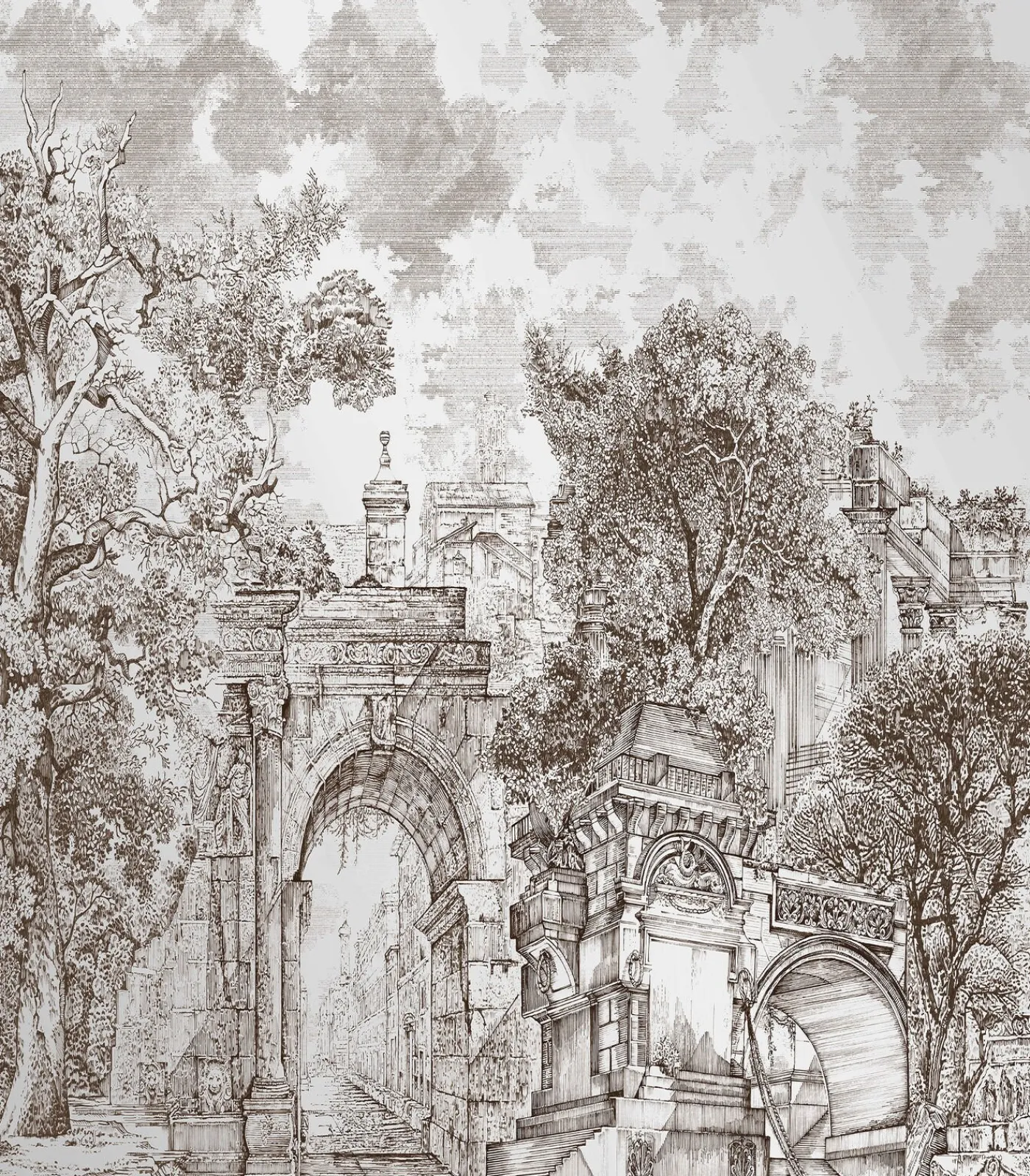 Online Fotobehang Rivington Folly Dusk Wanddecoratie