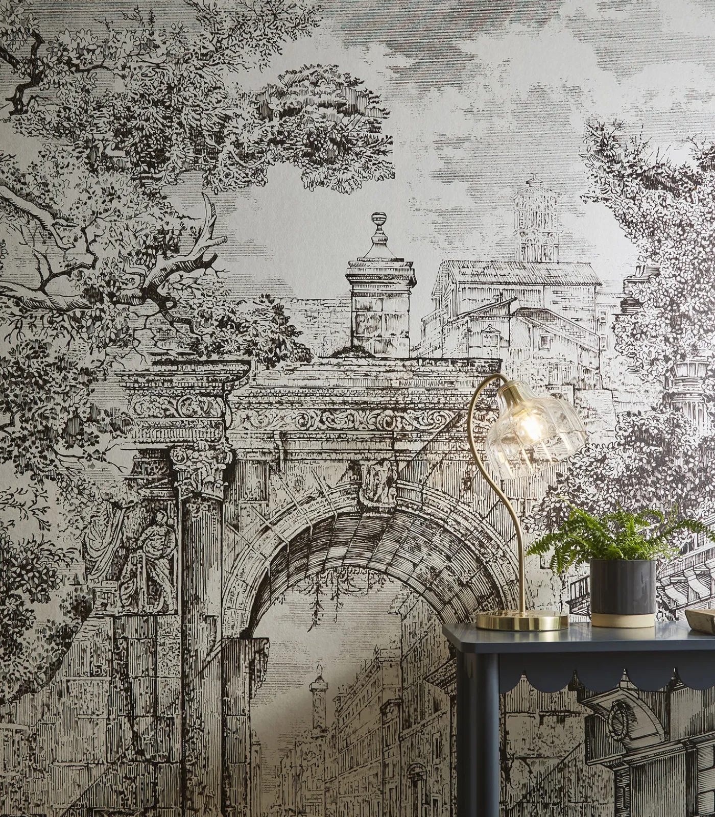 Online Fotobehang Rivington Folly Dusk Wanddecoratie