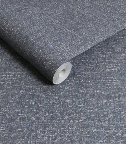 Outlet Vliesbehang Albion Texture Blue Wanddecoratie