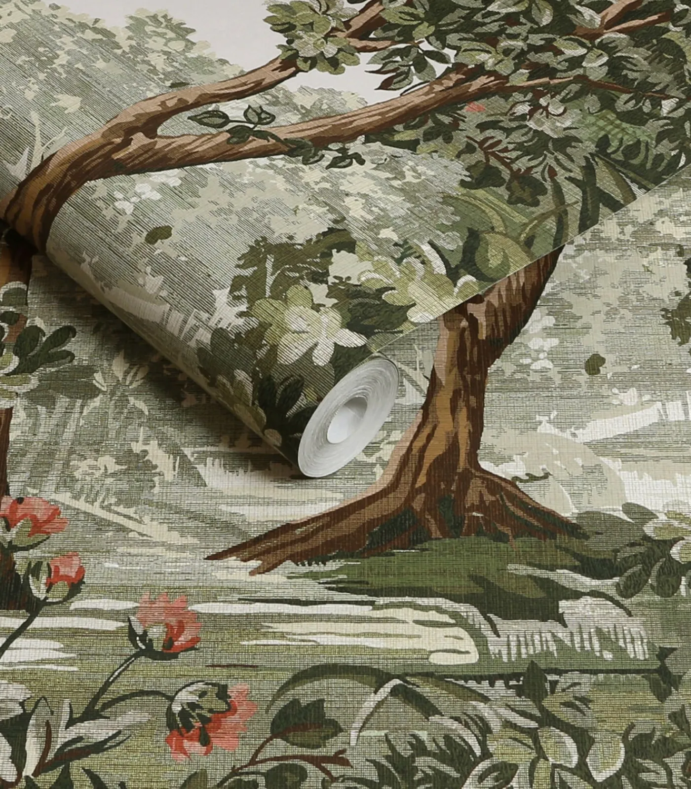 Vliesbehang Bodenham Spring Sage Wanddecoratie