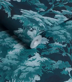 New Vliesbehang Bobart's Garden Midnight Wanddecoratie