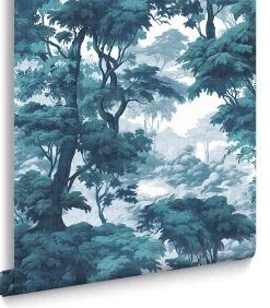 Outlet Vliesbehang Bobart's Garden Sundown Wanddecoratie