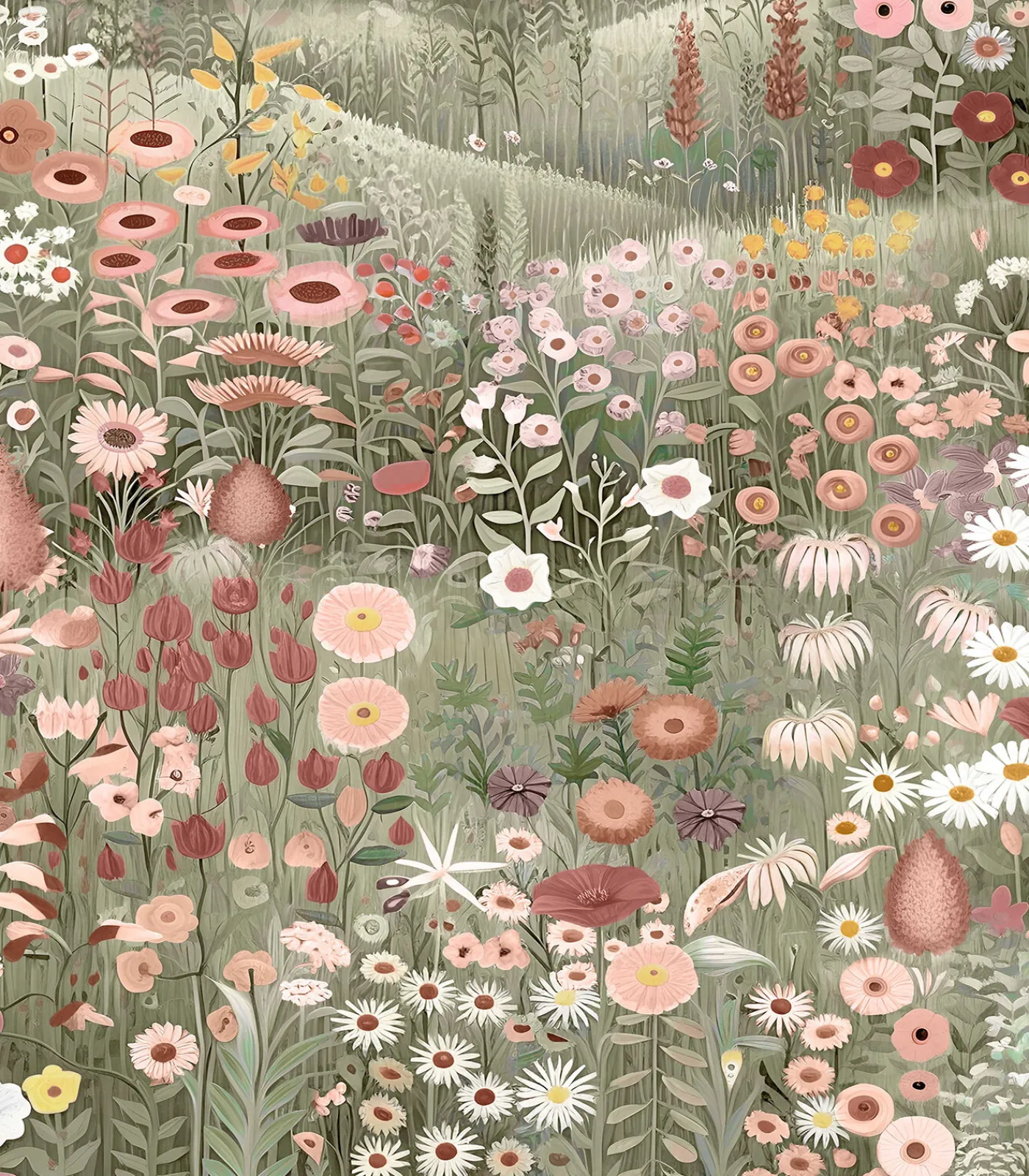 Graham & Brown Vliesbehang Glenwhan Wildflower Dew