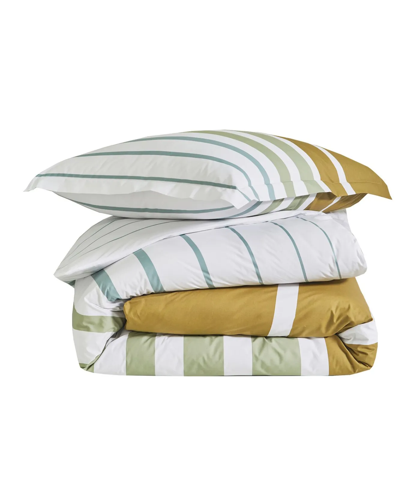 Blanc des Vosges GRAND LARGE Kaki - Kussensloop Perkaal katoen