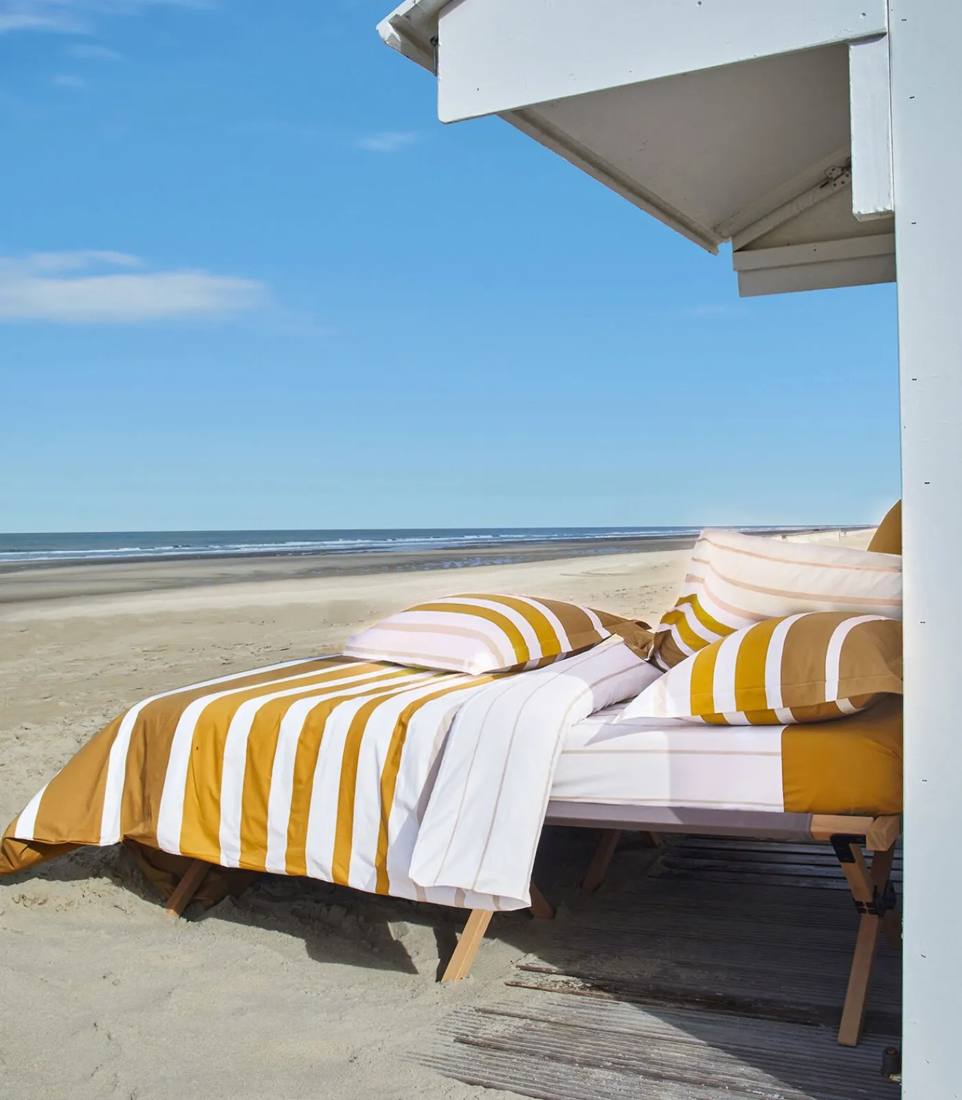 Hot GRAND LARGE Ocre - Kussensloop Perkaal katoen Kussenslopen