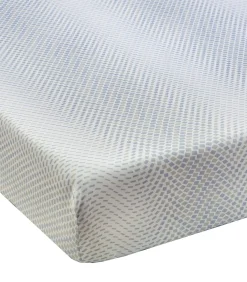 Blanc des Vosges GRAVITY Bleu Céleste - Hoeslaken Satijn katoen