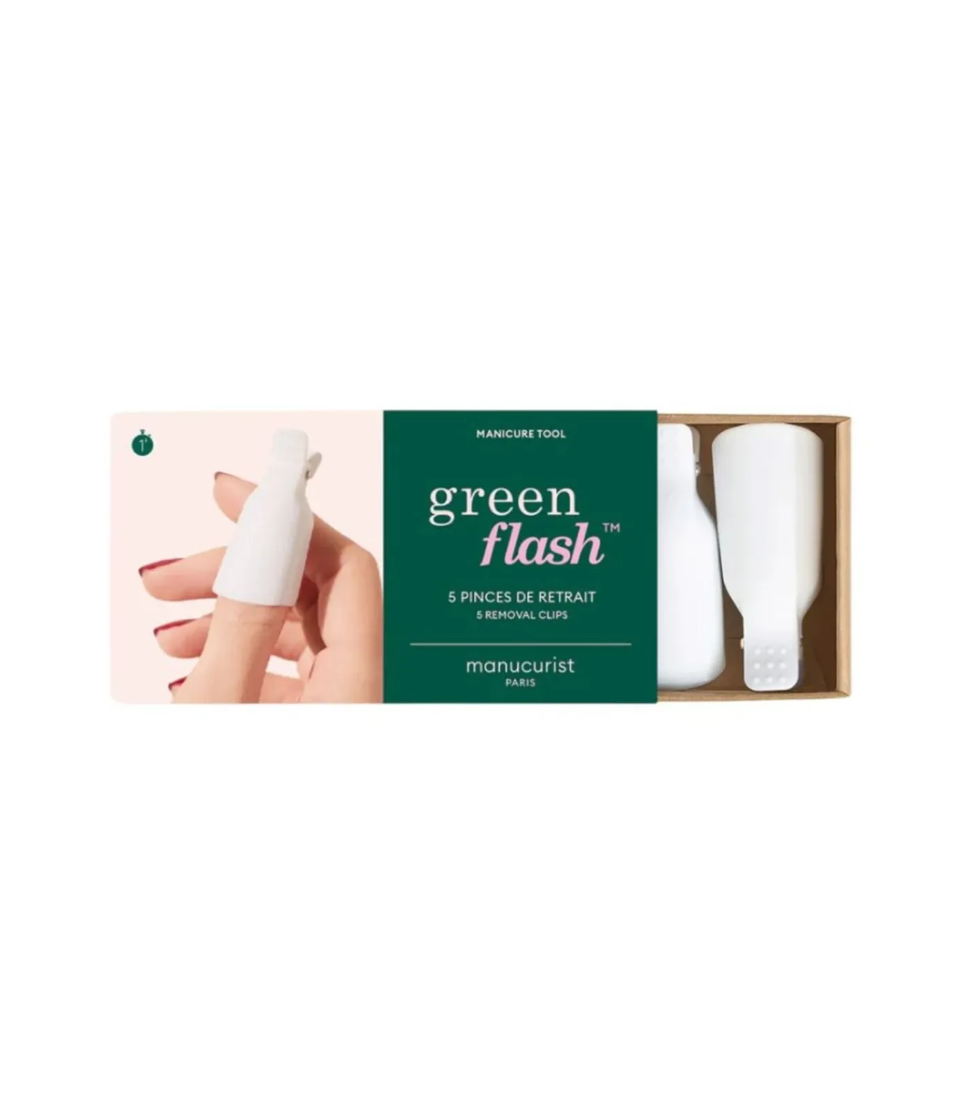 Manucurist Green Flash Removal Clips x5