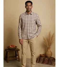 Clearance Grijs geruit overhemd voor heren Heren Hemden