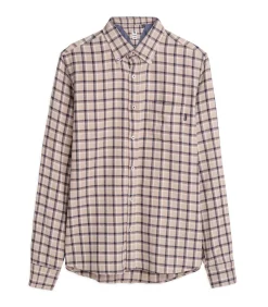 Clearance Grijs geruit overhemd voor heren Heren Hemden