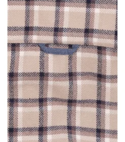 Clearance Grijs geruit overhemd voor heren Heren Hemden