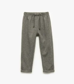 Outlet Grijze Babypanter Met Ceintuur Kinderen Broeken & Shorts