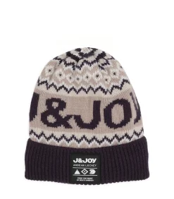 Sale Grijze herenmuts met pompon en logo Heren Hoeden & Petten