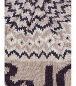 Sale Grijze herenmuts met pompon en logo Heren Hoeden & Petten