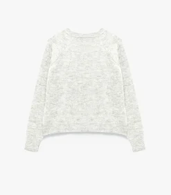 DAMES Koton Grijze Trui Lange Mouwen Ronde Hals