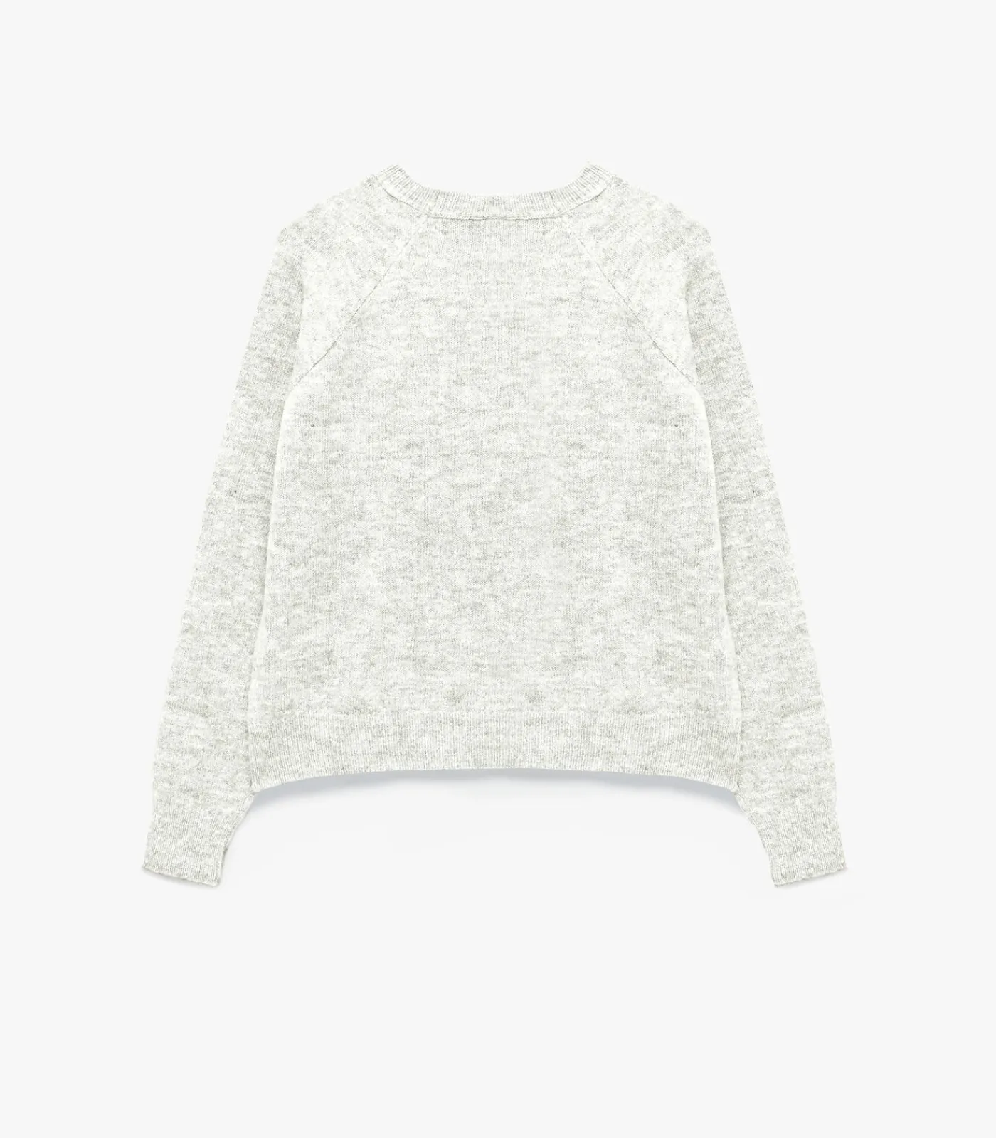 DAMES Koton Grijze Trui Lange Mouwen Ronde Hals