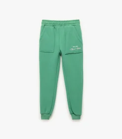 Online Groene Joggingbroek Meisjes Zakdetail Kinderen Shorts & Broeken