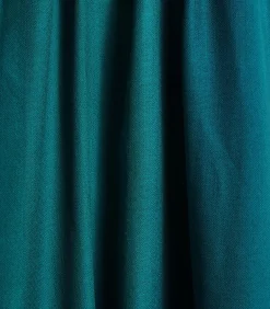 Online Groene sjaal van wol en zijde DAMES Sjaals