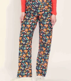 DAMES La Fiancée Grote fluwelen broek SAYA