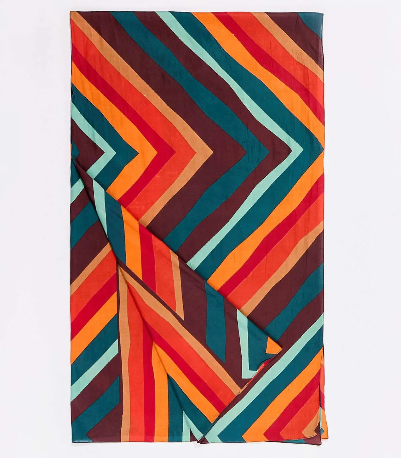 DAMES La Fiancée Grote luchtige katoenen sjaal ABELA