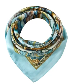 Discount Grote vierkante zijden Spring Rope Zoé DAMES Sjaals