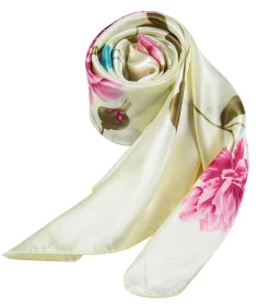 DAMES Alberto Cabale Grote zijden sjaal Flora Zoé