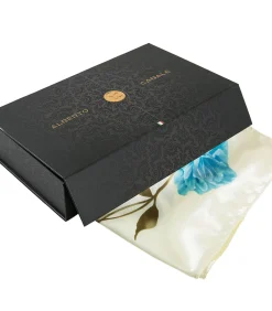 DAMES Alberto Cabale Grote zijden sjaal Flora Zoé