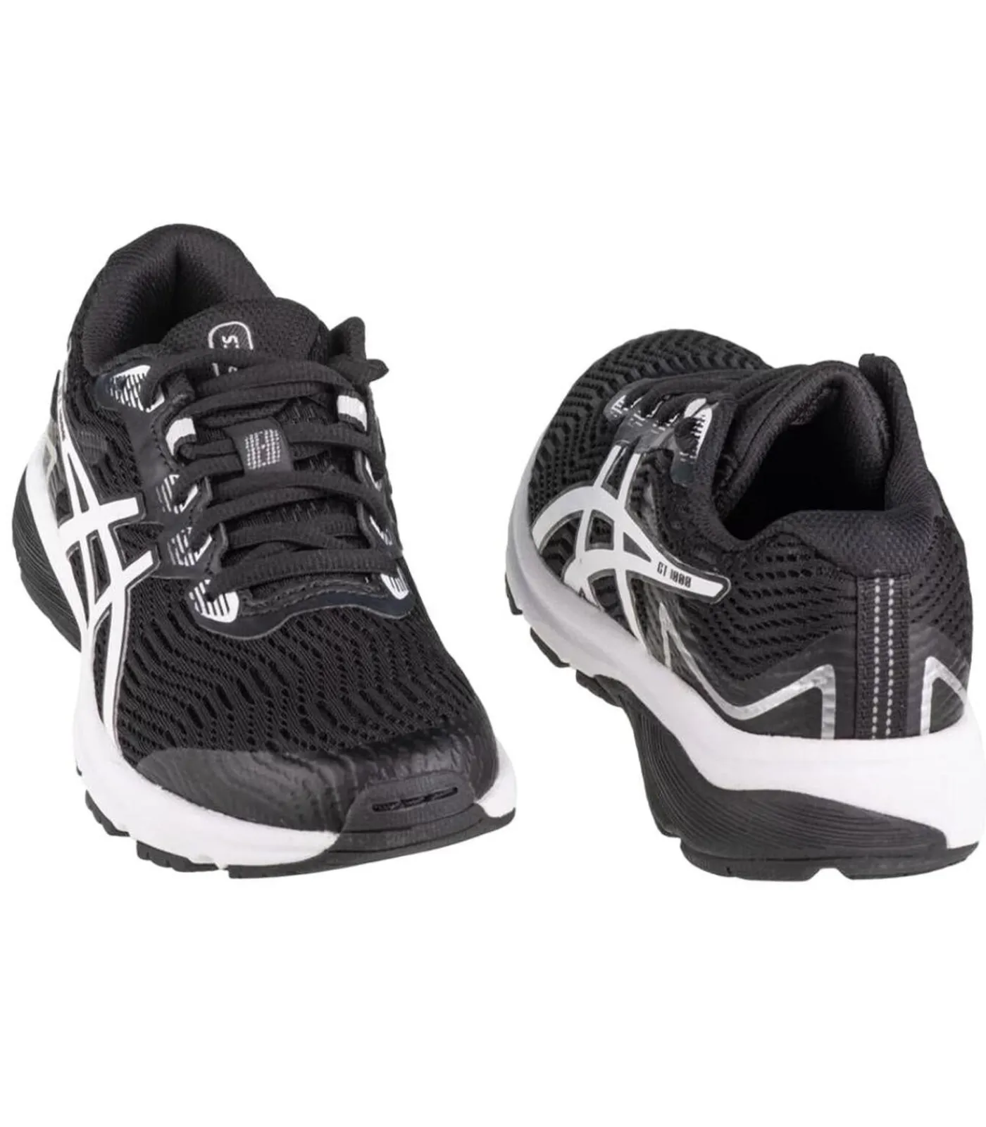 Kinderen Asics Gt-1000 8 Gs - Running - Zwart