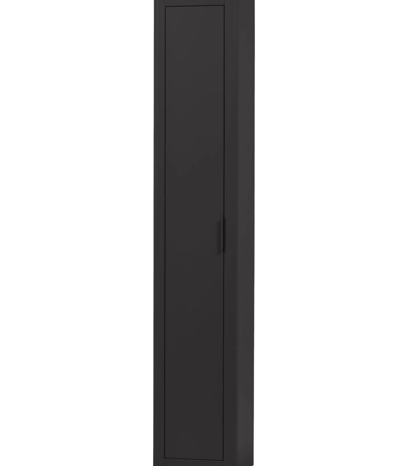 Hot Gunnar Smalle Hoge Kast - Grenen - Matzwart - 217x45x39 Meubels