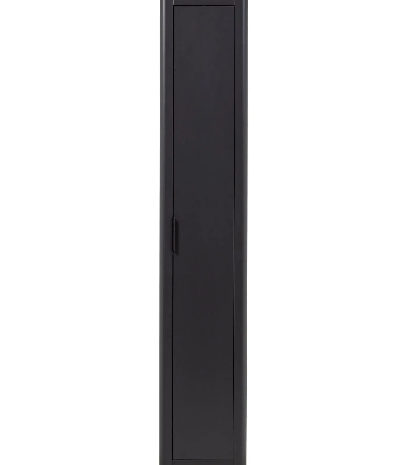 Hot Gunnar Smalle Hoge Kast - Grenen - Matzwart - 217x45x39 Meubels