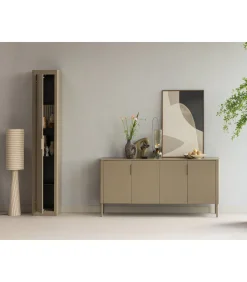 Discount Gunnar Smalle Hoge Kast - Grenen - Mud -217x45x39 Meubels